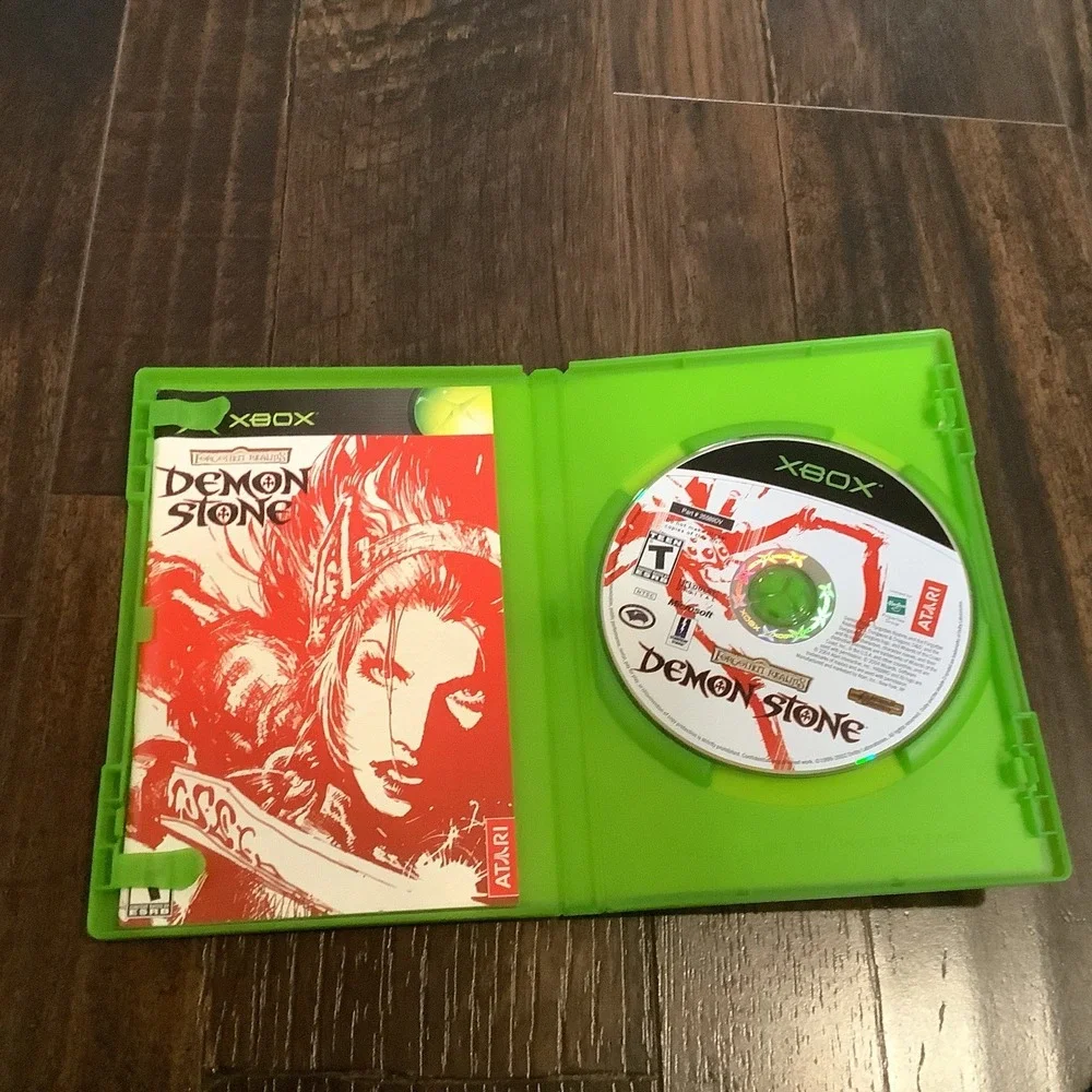 Forgotten Realms: Demon Stone (Microsoft Xbox, 2004) CIB Complete Excellent